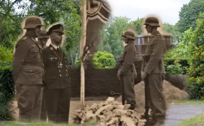 German funeral Essenhof image