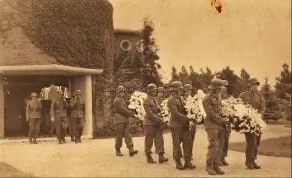 German funeral Essenhof image