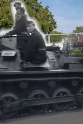 Tank op de Van Baerle Plantsoen image