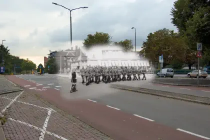 Marcherende Duitse soldaten image