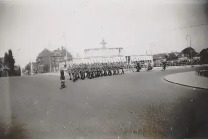 Marcherende Duitse soldaten image