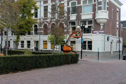 Zandzakken op het Vrieseplein image