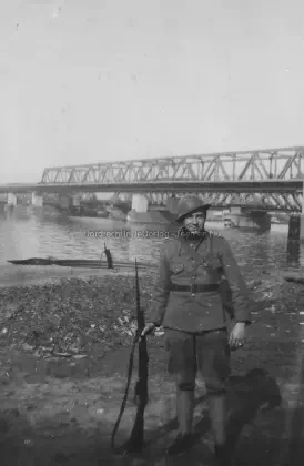 Johan Jacob Bour bij de opstelling van 85ste Pel.LuMi image